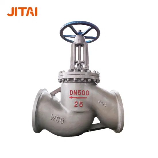 DN400 CS Bolted Bonnet GOST Plug Seated Shut off Globe Valve