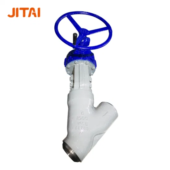 Y Pattern CS Pneumatic Actuated Globe Valve From CE Supplier